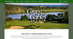 Desktop Screenshot of greengablesgolf.com